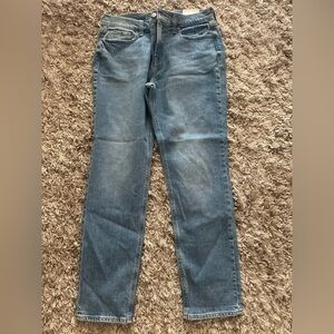 Old Navy Mid-rise Boyfriend Blue Denim Jeans Size 4 NEW